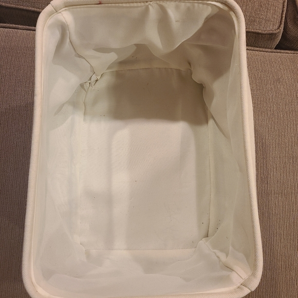 Canvas Football storage bin - Picture 2 of 6